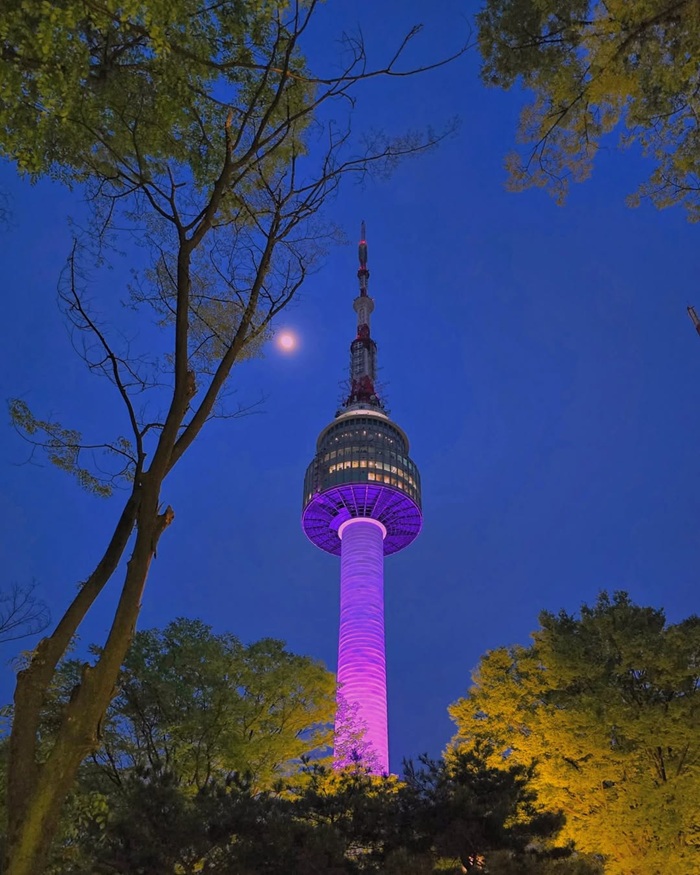 Tháp Namsan (N Seoul Tower) - điểm hẹn lãng mạn nhất thành phố. Nguồn: cristybtorres