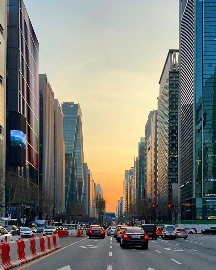 Khu phố Gangnam - Cảnh đẹp sang chảnh nhất Seoul. Nguồn: vuonglingsoul