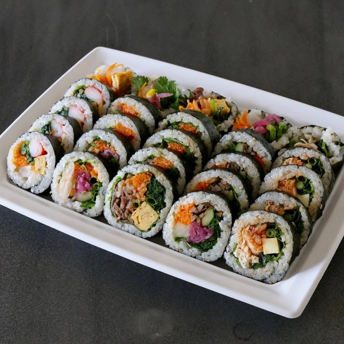 Nguyên liệu bạn nên biết để làm Kimbap chuẩn vị Hàn Quốc. Nguồn: bento261